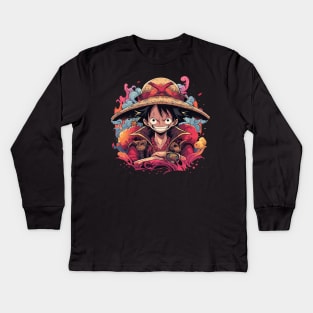 luffy Kids Long Sleeve T-Shirt